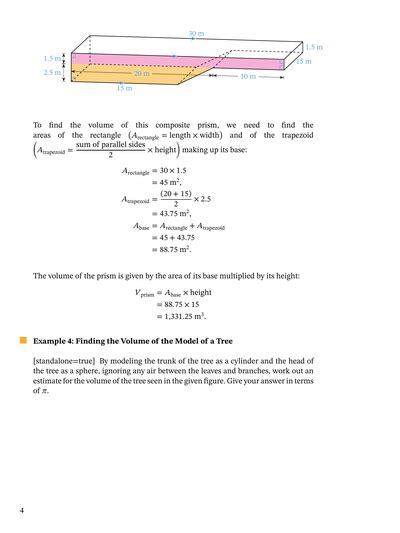 Lesson Volumes Of Composite Solids Nagwa