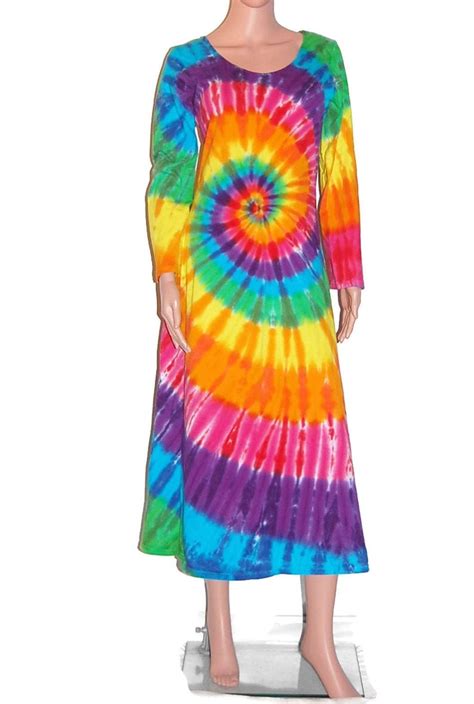 Rainbow TIE DYE Dress Rainbow Pinwheel Psychedelic Tye Dye - Etsy