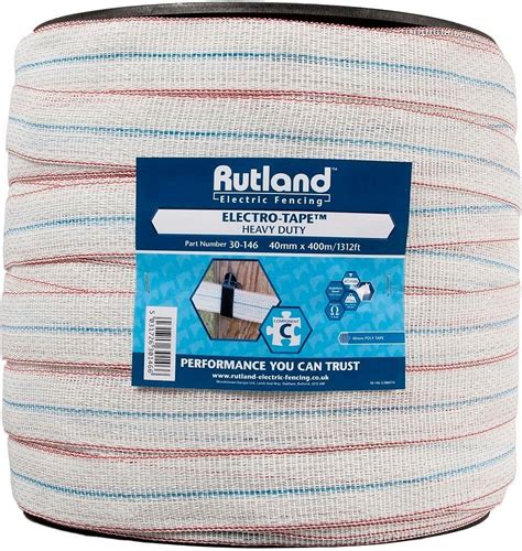 Rutland 40mm Heavy Duty Electro Tape White Cheshire UK