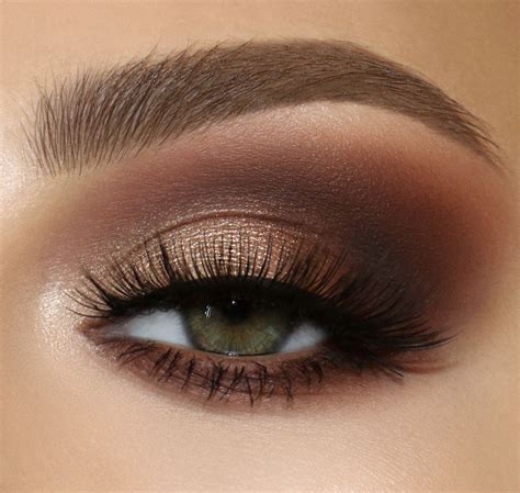 Warm Brown Smokey Eye With Gold Shimmer Eye Makeup Tips Eye Makeup