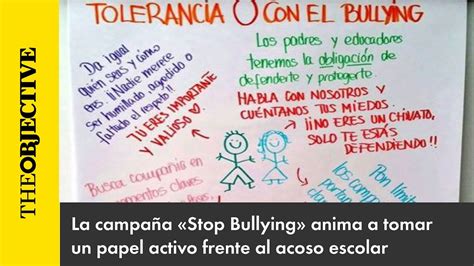 La Campa A Stop Bullying Anima A Tomar Un Papel Activo Frente Al