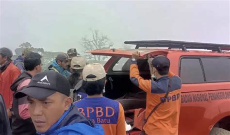 Pendaki Gunung Arjuno Tewas Jalur Sumber Brantas Ditutup Sementara