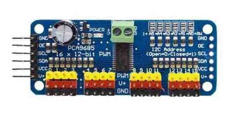 Pca M Dulo Controlador Canales Pwm De Servos Arduino Mercadolibre