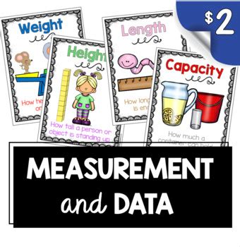 Measurement Posters Math Center Length Width Capacity Height