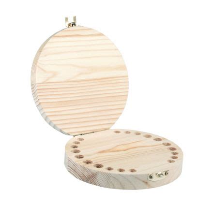 Boîte en bois pour dents de lait Rayher 12 cm x 2 7 cm La Fourmi