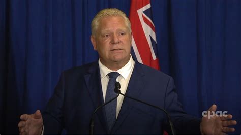 Ontario Premier Doug Ford Responds To Auditor General S Report On Greenbelt Lands August 9