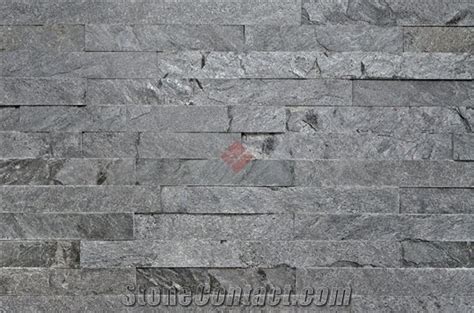 Silver Gray Slate Stone Wall Cladding Wl From Slovakia Stonecontact