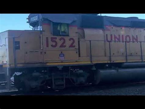 Pair Of Union Pacific Emd Gps Passing By Ace Station Stockton Ca