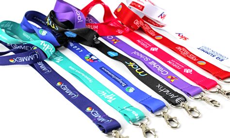 Custom 25mm Satin Lanyards Full Colour Print Pdc