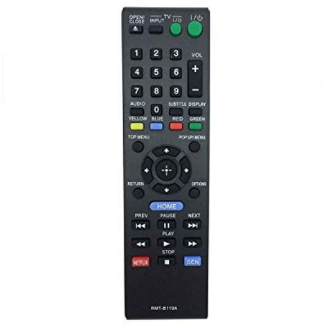 Vinabty New Replaced Remote Rmt B A Fit For Sony Blu Ray Player