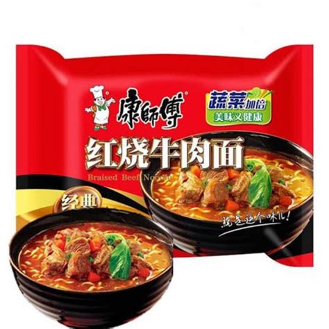 Köp Kang Shi Fu Instant Noodles Braised Beef Flavor 144g Hos Coopers Candy