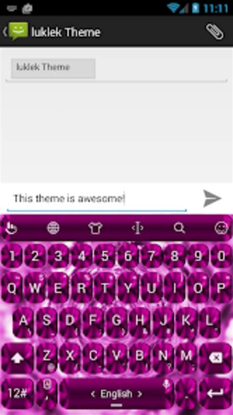 Keyboard Theme Shading Pink สำหรับ Android ดาวน์โหลด