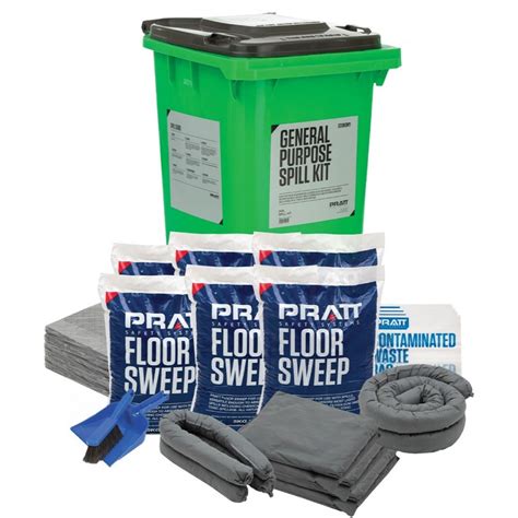 Pratt 120l Hazchem Spill Kit Products Waikato Cleaning Supplies