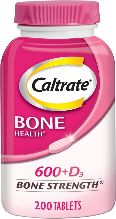 Caltrate 600 Plus D3 Calcium And Vitamin D Supplement Tablets Bone Health