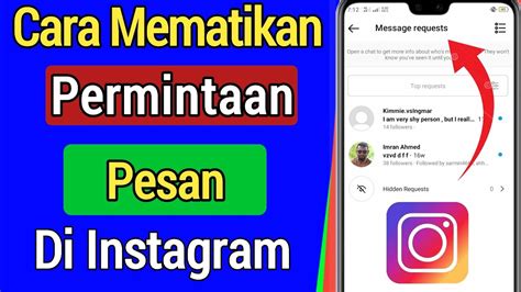 Cara Mematikan Pesan Permintaan Di Instagram Cara Menghentikan