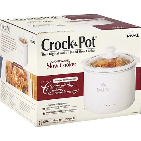 Rival Crock Pot Slow Cooker Stoneware Appliances Sun Fresh