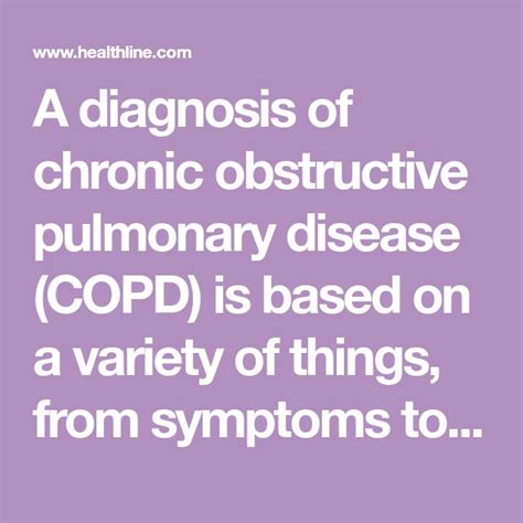 COPD Diagnosis: Spirometry, X-Ray, and 6 More Tests for COPD | Copd ...