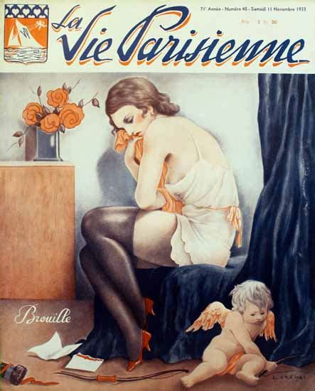 La Vie Parisienne 1933 Brouille Sex Appeal Mad Men Art Vintage Ad Art Collection