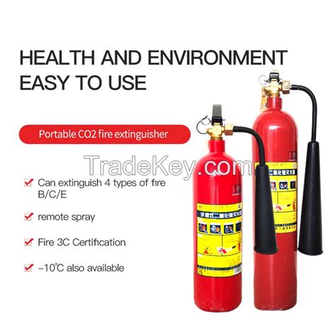 Portable Carbon Dioxide Fire Extinguishers For Extinguishing Flammable Liquids By Chengdu