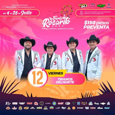 Tiranos Del Norte En Feria De Rosarito Tijuana Eventos Conciertos