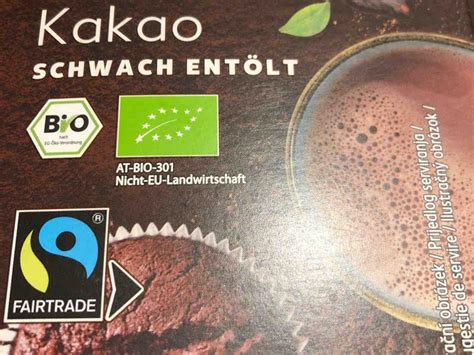 Kaufland Kakao schwach entölt Kalorien Neue Produkte Fddb