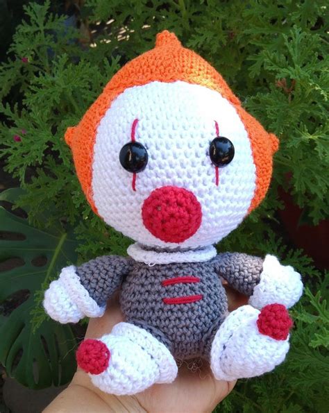 Payaso Pennywise Tejidos A Crochet Patrones Patrones Amigurumis