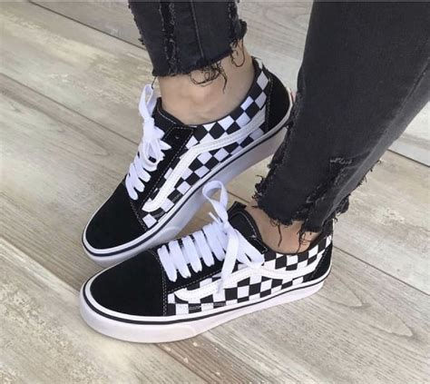 Tênis Vans Old Skool Xadrez Preto e Branco Unissex Tênis Masculino