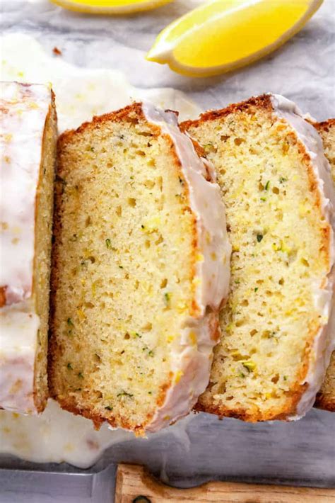 Double Glazed Lemon Zucchini Bread Foodtasia