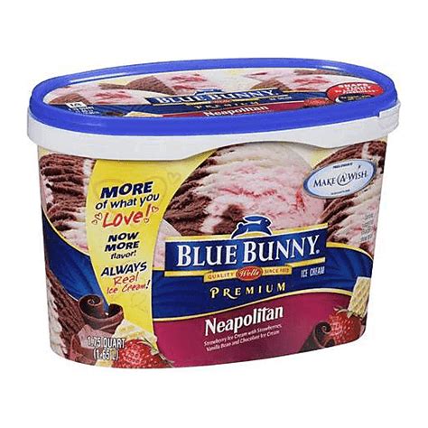 Blue Bunny Premium Ice Cream Neapolitan Neapolitan Hays