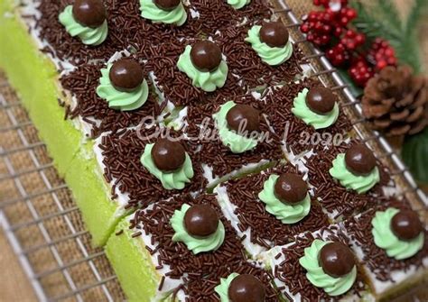 Resep Cake Potong Pandan Oleh Wiwiek H Ginting Cookpad