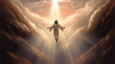 Jesus Second Coming In The Clouds