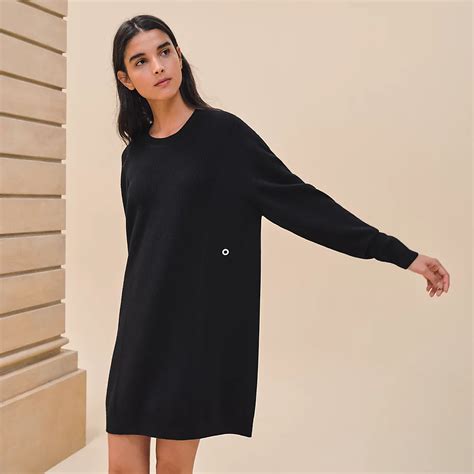 Cashmere Long Sleeve Sweatshirt Dress Hermès Uk