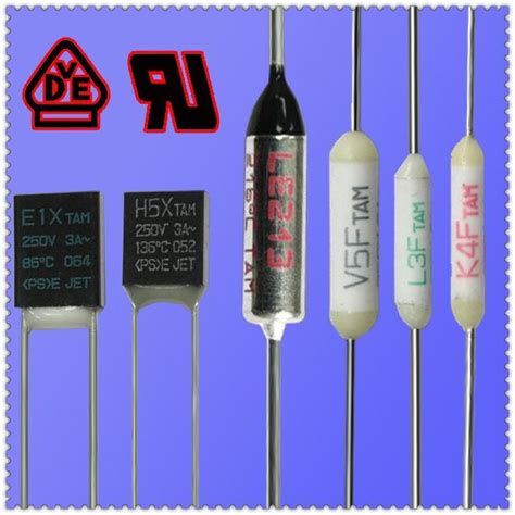 All Types Of Thermal Cutoff Fuses Thermal Fuses Axial Lead And Radial