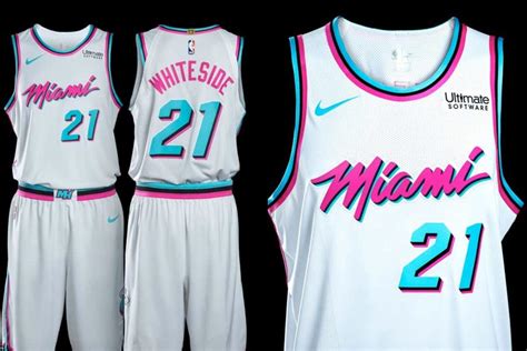 Miami Heat présente son maillot Vice City Edition Viacomit