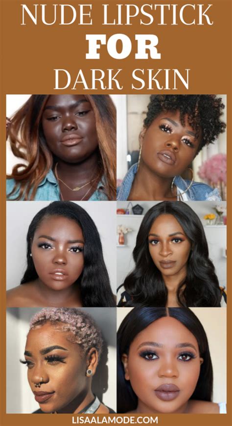 These Best Stunning Nude Lip Colors For Dark Skin Tones Who Off