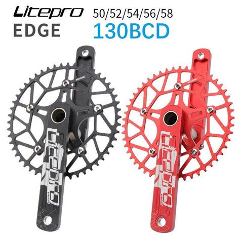 Lp Litepro Aluminum Alloy Folding Bicycle Crank Mm Cnc Hollow T