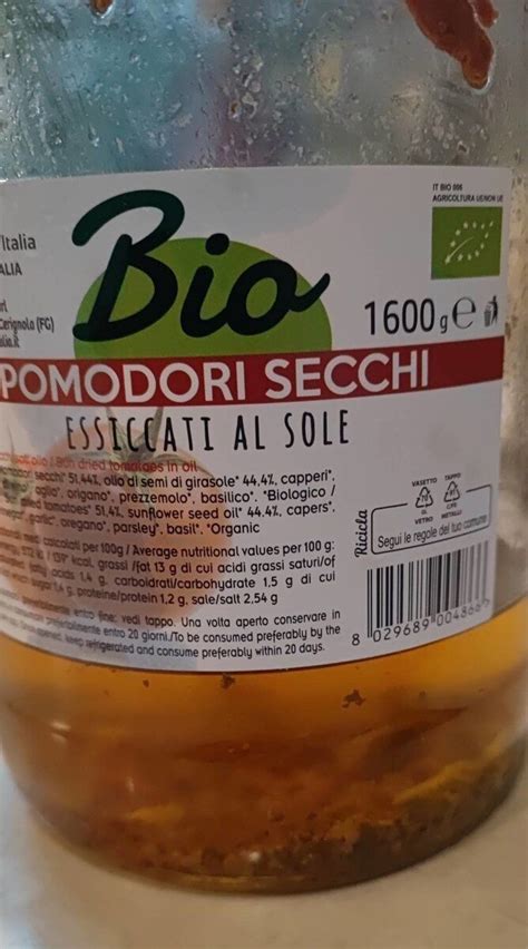 Pomodori Secchi Essiccati Al Sole Bio