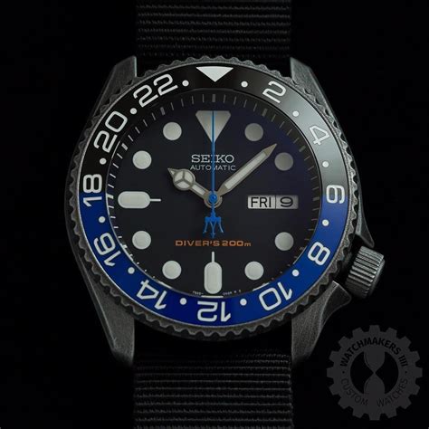 Seiko SKX007 Batman Mod Parts From Dlw Watches And Modding Work