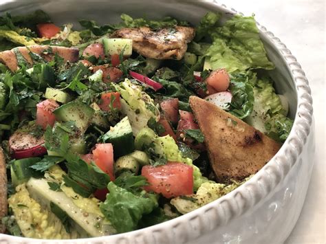 Fattoush Salad With Zatar Dressing My Studio Kitchen