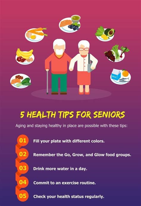 Health Tips For Seniors Health Tips Nutrition Education How To