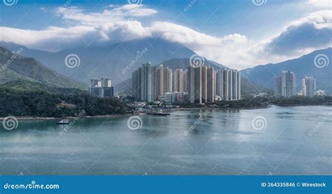 Views from the Cable Car in Hong Kong - Ngong Ping Stock Photo - Image ...