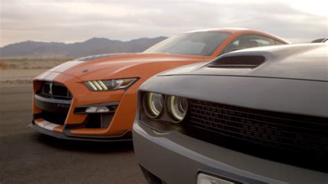 Dodge Challenger Hellcat Vs Mustang Shelby Gt Newest Best