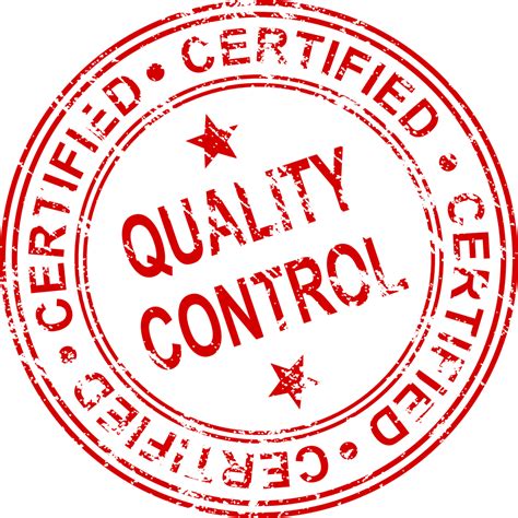 Quality Control Certified Stamp Vector Png Transparent Svg