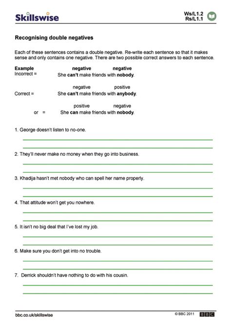 Ks3 English Worksheets Free Printable Uk