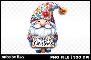 Gnome Merry Christmas Graphic By Lisa Smith Creative Fabrica