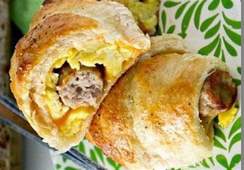 Sausage Egg And Cheese Breakfast Roll Ups Can U Still Hear Me