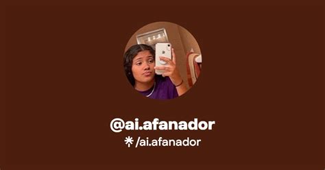 Ai Afanador Twitter Instagram Linktree