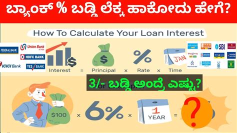 How To Calculate Loan Interest In Kannada Loan Interest Calculation