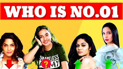 Top 10 Female Youtubers In India India S Most Richest And Beautiful Indian Female Youtubers🔥