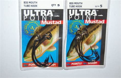 Udica MUSTAD 38104BLN 4 0 BIG MOUTH TUBE HOOK BAIT N